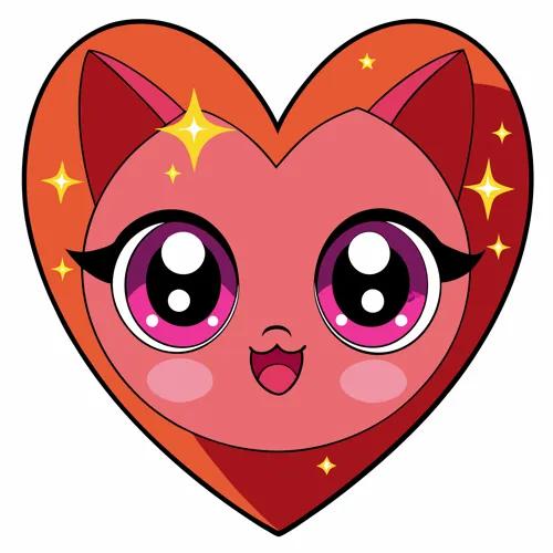 Chibi Heart SVG
