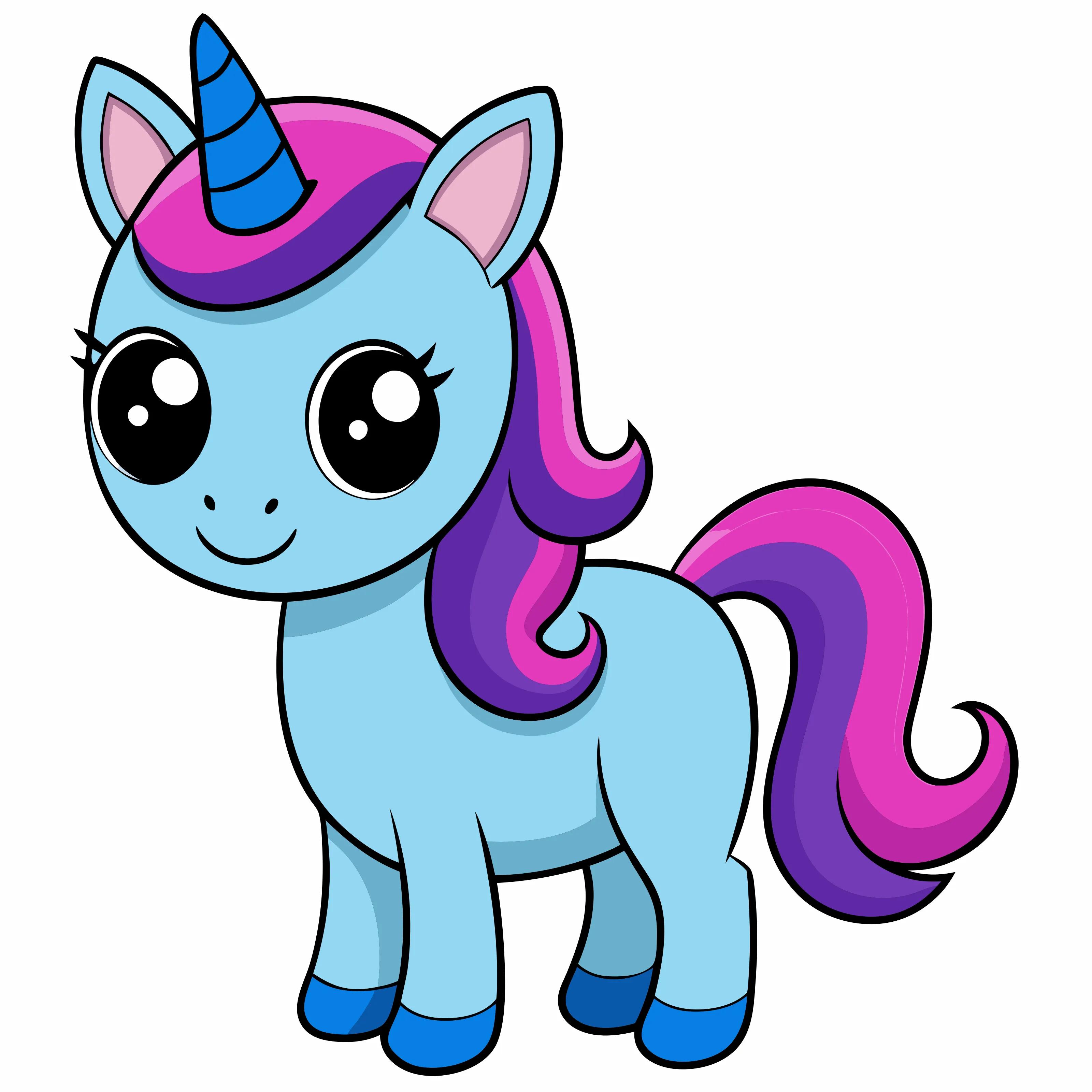 Unicorn Kawaii SVG - product image